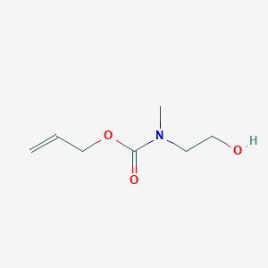 molecular formula C7H13NO3 B1469278 (2-Hydroxyethyl)-methylcarbamic acid allyl ester CAS No. 1339652-25-3