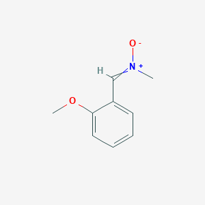 molecular formula C9H11NO2 B14692780 Methanamine, N-[(2-methoxyphenyl)methylene]-, N-oxide CAS No. 33499-30-8