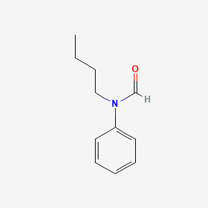 molecular formula C11H15NO B14692843 Formanilide, N-butyl- CAS No. 35082-00-9