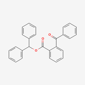 molecular formula C27H20O3 B14692901 Benzhydryl 2-benzoylbenzoate CAS No. 32025-41-5