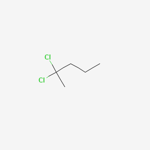 molecular formula C5H10Cl2 B14692929 2,2-Dichloropentane CAS No. 34887-14-4