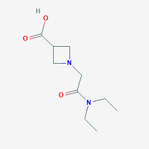 1-[(Diethylcarbamoyl)methyl]azetidine-3-carboxylic acid