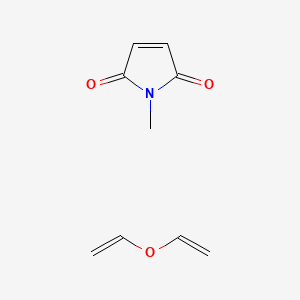 molecular formula C9H11NO3 B14692965 Ethenoxyethene;1-methylpyrrole-2,5-dione CAS No. 29465-91-6