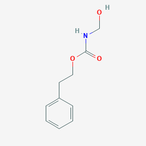 molecular formula C10H13NO3 B14693005 2-Phenylethyl (hydroxymethyl)carbamate CAS No. 31649-62-4
