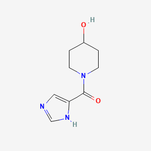 (4-hydroxypiperidin-1-yl)(1H-imidazol-5-yl)methanone