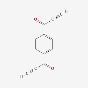molecular formula C12H6O2 B14693046 1,1'-(1,4-Phenylene)di(prop-2-yn-1-one) CAS No. 35487-33-3