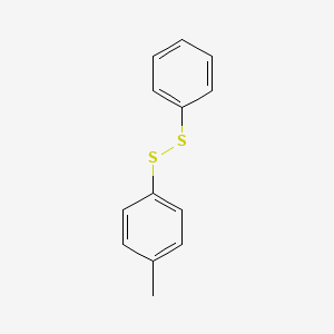 molecular formula C13H12S2 B14693062 Disulfide, 4-methylphenyl phenyl CAS No. 29627-34-7