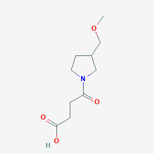 4-[3-(Methoxymethyl)pyrrolidin-1-yl]-4-oxobutanoic acid