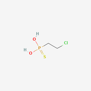 molecular formula C2H6ClO2PS B14693093 Phosphonothioic acid, (2-chloroethyl)- CAS No. 32403-58-0
