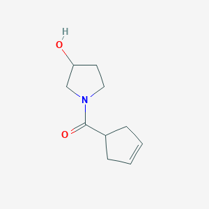 1-(Cyclopent-3-ene-1-carbonyl)pyrrolidin-3-ol