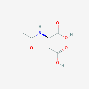 molecular formula C6H9NO5 B146932 (2R)-2-acetamidobutanedioic acid CAS No. 128574-89-0