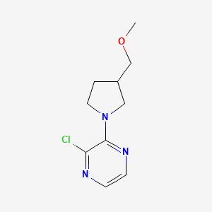 2-Chloro-3-[3-(methoxymethyl)pyrrolidin-1-yl]pyrazine