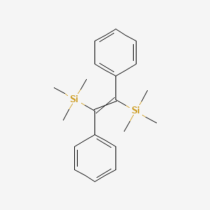 molecular formula C20H28Si2 B14693207 Agn-PC-0jsska CAS No. 24894-87-9