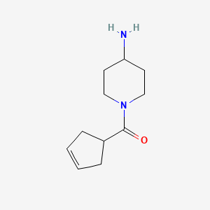 1-(Cyclopent-3-ene-1-carbonyl)piperidin-4-amine
