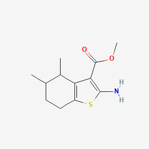 Methyl 2-amino-4,5-dimethyl-4,5,6,7-tetrahydro-1-benzothiophene-3-carboxylate