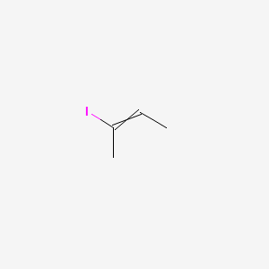 molecular formula C4H7I B14693230 2-Iodobut-2-ene 