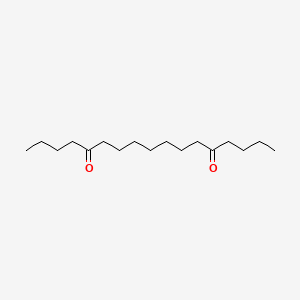 molecular formula C17H32O2 B14693276 Heptadecane-5,13-dione CAS No. 31334-98-2