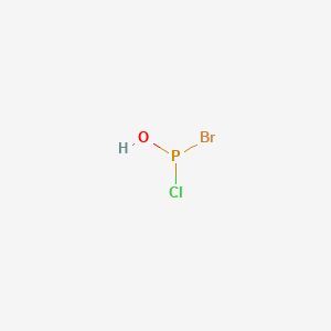 molecular formula BrClHOP B14693286 Phosphorobromidochloridous acid CAS No. 25758-01-4