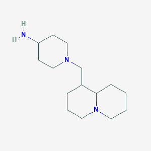 1-(Octahydro-2H-quinolizin-1-ylmethyl)-4-piperidinamine