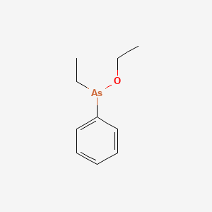 molecular formula C10H15AsO B14693302 Ethyl ethyl(phenyl)arsinite CAS No. 34262-45-8