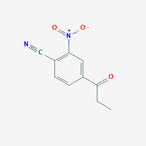 2-Nitro-4-propionylbenzonitrile