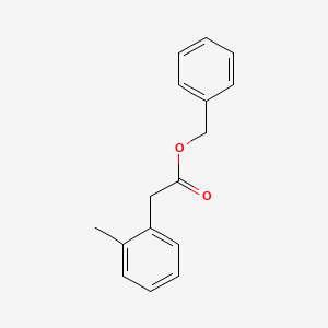 molecular formula C16H16O2 B14693385 Benzyl (2-methylphenyl)acetate CAS No. 31775-70-9