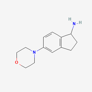 5-Morpholin-4-yl-indan-1-ylamine