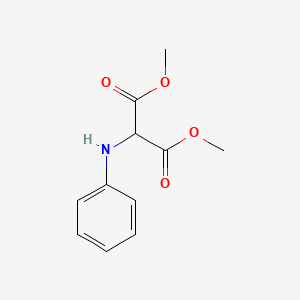 molecular formula C11H13NO4 B14693440 Propanedioic acid, (phenylamino)-, dimethyl ester CAS No. 35757-92-7