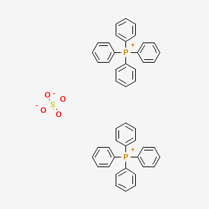molecular formula C48H40O4P2S B14693447 Bis(tetraphenylphosphanium) sulfate CAS No. 23850-41-1
