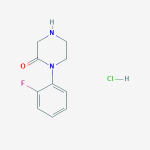 1-(2-Fluorophenyl)piperazin-2-one hydrochloride