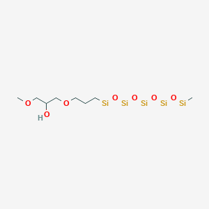 molecular formula C8H18O7Si5 B14693474 CID 78062677 