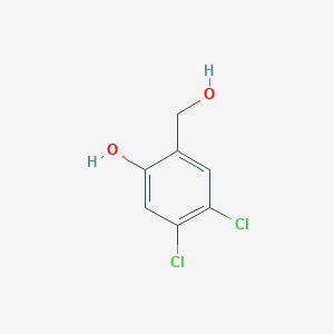 molecular formula C7H6Cl2O2 B1469356 4,5-Dichloro-2-(hydroxymethyl)phenol CAS No. 412318-90-2