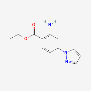 Ethyl 2-Amino-4-(1-pyrazolyl)benzoate