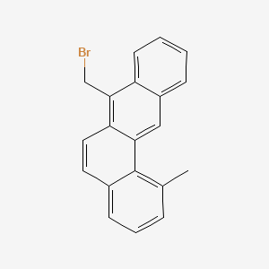 molecular formula C20H15Br B14693598 Benz(a)anthracene, 7-bromomethyl-1-methyl- CAS No. 34346-96-8