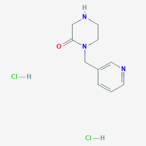1-[(Pyridin-3-yl)methyl]piperazin-2-one dihydrochloride