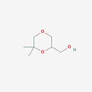 (6,6-Dimethyl-1,4-dioxan-2-yl)methanol
