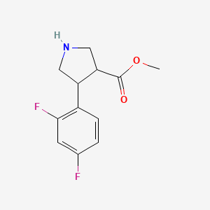 Methyl 4-(2,4-difluorophenyl)pyrrolidine-3-carboxylate