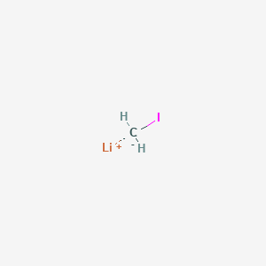 molecular formula CH2ILi B14693741 Lithium, (iodomethyl)- CAS No. 31103-51-2