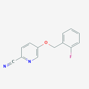 5-(2-Fluorobenzyloxy)picolinonitrile
