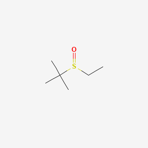 molecular formula C6H14OS B14693828 tert-Butyl ethyl sulfoxide CAS No. 25432-20-6