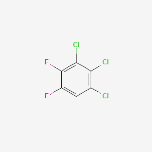 molecular formula C6HCl3F2 B14693846 Benzene, trichlorodifluoro- CAS No. 29733-71-9