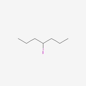 molecular formula C7H15I B14693857 Heptane, 4-iodo- CAS No. 31294-93-6