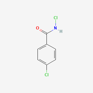 molecular formula C7H5Cl2NO B14693887 N,4-Dichlorobenzamide CAS No. 33341-64-9