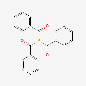 molecular formula C21H15O3P B14693905 Phosphanetriyltris(phenylmethanone) CAS No. 35696-22-1