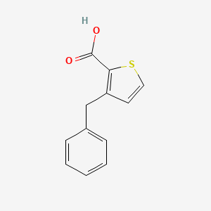 molecular formula C12H10O2S B14693920 3-Benzylthiophene-2-carboxylic acid CAS No. 27921-50-2