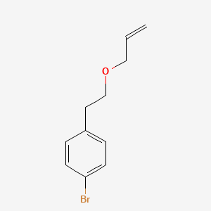 molecular formula C11H13BrO B1469397 1-(2-Allyloxyethyl)-4-bromobenzene CAS No. 197633-71-9