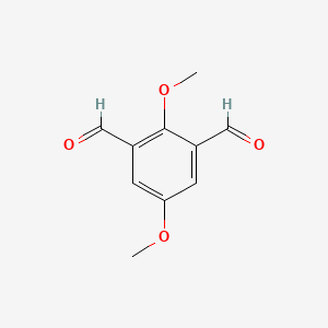 molecular formula C10H10O4 B14694002 2,5-Dimethoxybenzene-1,3-dicarbaldehyde CAS No. 25224-72-0
