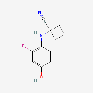 1-(2-Fluoro-4-hydroxyphenylamino)-cyclobutanecarbonitrile