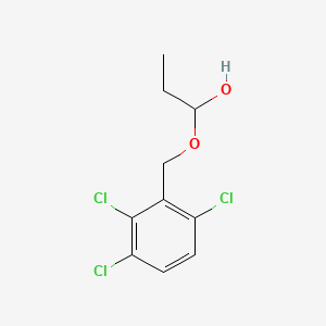 molecular formula C10H11Cl3O2 B14694021 ((2,3,6-Trichlorobenzyl)oxy)-2-propanol CAS No. 34314-31-3