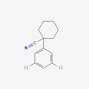 molecular formula C13H13Cl2N B1469405 1-(3,5-Dichlorophenyl)cyclohexanecarbonitrile CAS No. 1307812-13-0